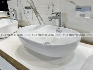 VIGLACERA CD15 - Chậu rửa mặt lavabo đặt bàn 2 Chậu rửa mặt lavabo VIGLACERA CD15 đặt bàn