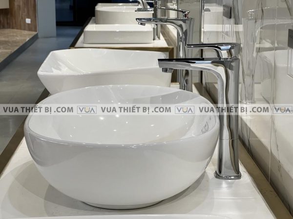 Vòi chậu lavabo VIGLACERA VG143.1 cổ cao nóng lạnh