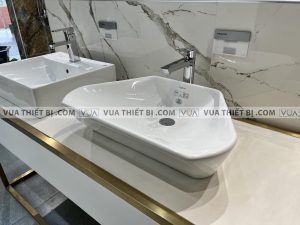 VIGLACERA CD16 - Chậu rửa mặt lavabo đặt bàn 2 Chậu rửa mặt lavabo VIGLACERA CD16 đặt bàn