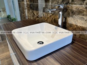 VIGLACERA CD20 - Chậu rửa mặt lavabo đặt bàn 3 Chậu rửa mặt lavabo VIGLACERA CD20 đặt bàn