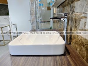 VIGLACERA CD20 - Chậu rửa mặt lavabo đặt bàn 6 Chậu rửa mặt lavabo VIGLACERA CD20 đặt bàn