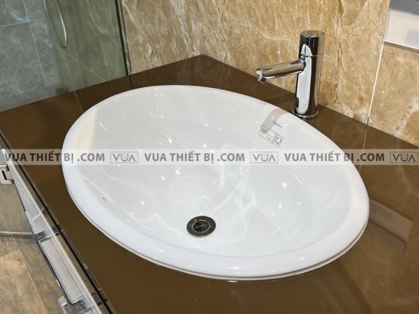 Chậu rửa mặt lavabo VIGLACERA CD21 dương vành