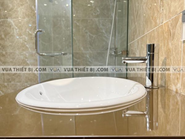 Chậu rửa mặt lavabo VIGLACERA CD21 dương vành