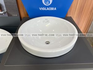 VIGLACERA CD6 - Chậu rửa mặt lavabo đặt bàn 2 anh thuc te chau lavabo viglacera cd6 dat ban 1