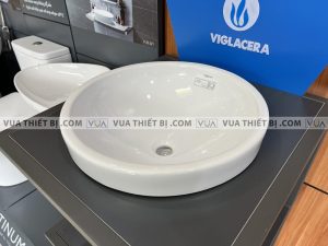 VIGLACERA CD6 - Chậu rửa mặt lavabo đặt bàn 3 anh thuc te chau lavabo viglacera cd6 dat ban 2