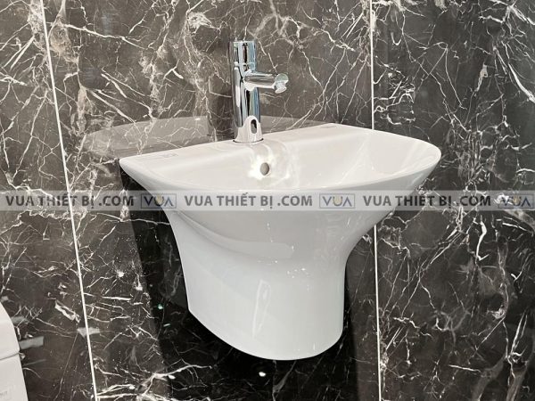 Chậu rửa mặt lavabo VIGLACERA V63 liền chân treo tường