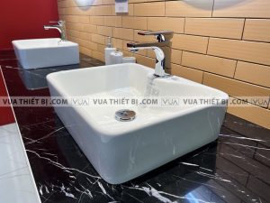 VIGLACERA V72 - Chậu rửa mặt lavabo đặt bàn 3 Chậu rửa mặt lavabo VIGLACERA V72 đặt bàn