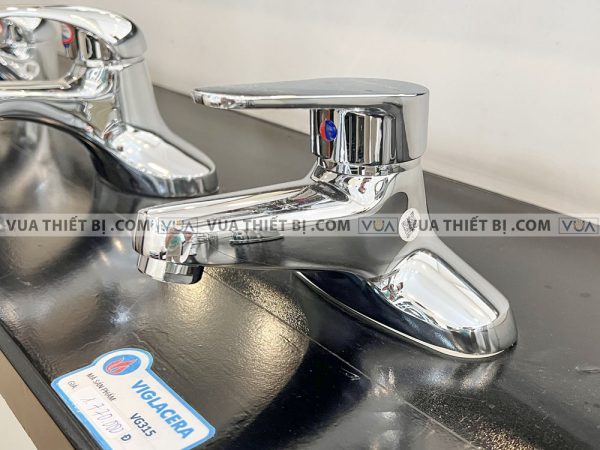 Vòi chậu lavabo VIGLACERA VG315 nóng lạnh 3 lỗ