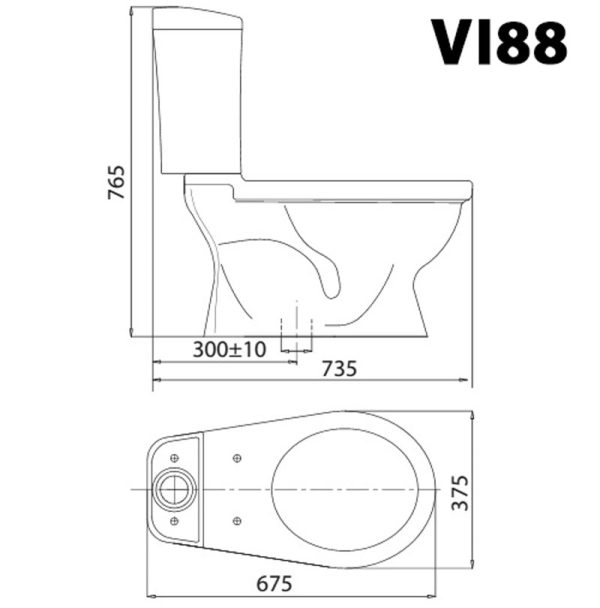 Bản-vẽ-kĩ-thuật-Bồn-cầu-2-khối-VIGLACERA-VI88