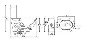 VIGLACERA V72 - Bồn cầu 1 khối nắp êm 2 be1baa3n ve1babd ke1bbb9 thue1baadt be1bb93n ce1baa7u 1 khe1bb91i viglacera v199