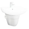 VIGLACERA BS502 - Chân chậu rửa mặt lavabo lửng treo tường 7 Chân chậu rửa mặt lavabo VIGLACERA BS502 lửng