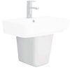 VIGLACERA V50 - Chân chậu rửa mặt lavabo lửng treo tường 9 Chân chậu rửa mặt lavabo VIGLACERA V50 lửng treo tường