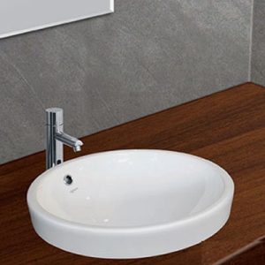 VIGLACERA CD6 - Chậu rửa mặt lavabo đặt bàn 4 Chậu rửa lavabo dương vành VIGLACERA CD6
