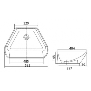 VIGLACERA CD16 - Chậu rửa mặt lavabo đặt bàn 8 chau rua lavabo viglacera cd16 dat ban showroom dai hoang duong