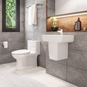 VIGLACERA V23 - Chậu rửa mặt lavabo kèm chân ngắn treo tường 2 chau rua mat lavabo viglacera v23 kem chan ngan treo tuong 2