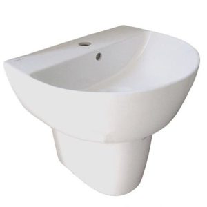 Trang chủ 27 Chậu rửa mặt lavabo VIGLACERA V37 kèm chân lửng treo tường