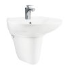 VIGLACERA V39 (VI39) - Chậu rửa mặt lavabo kèm chân lửng treo tường 4 Chậu rửa mặt lavabo VIGLACERA V39 (VI39) kèm chân lửng treo tường