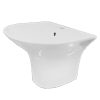 VIGLACERA V63 - Chậu rửa mặt lavabo liền chân treo tường 3 Chậu rửa mặt lavabo VIGLACERA V63 liền chân treo tường