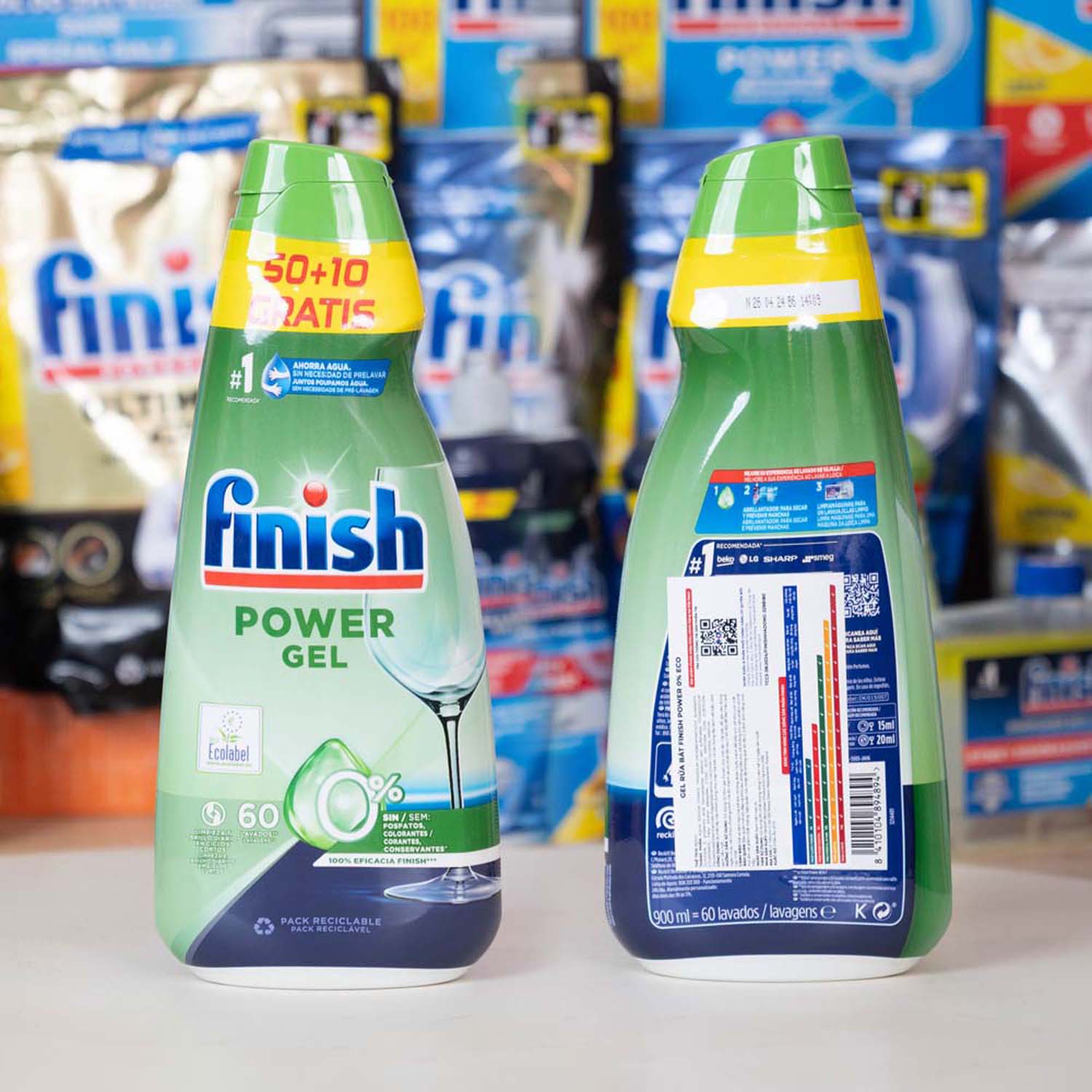 Anh thuc te Gel rua bat FINISH Power Eco 0 chai 900ml 3