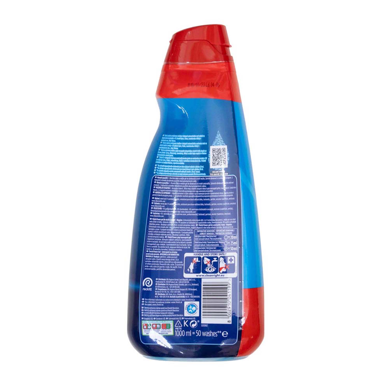 Hinh anh thuc te Gel rua bat FINISH Power All in 1 chai 1000ml 2