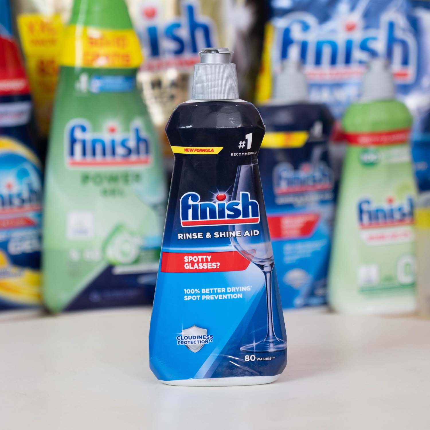 Nước làm bóng FINISH chai 400ml 5 Hinh anh thuc te Nuoc lam bong FINISH chai 400ml 1