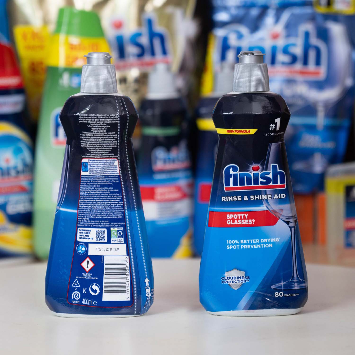 Nước làm bóng FINISH chai 400ml 6 Hinh anh thuc te Nuoc lam bong FINISH chai 400ml 2