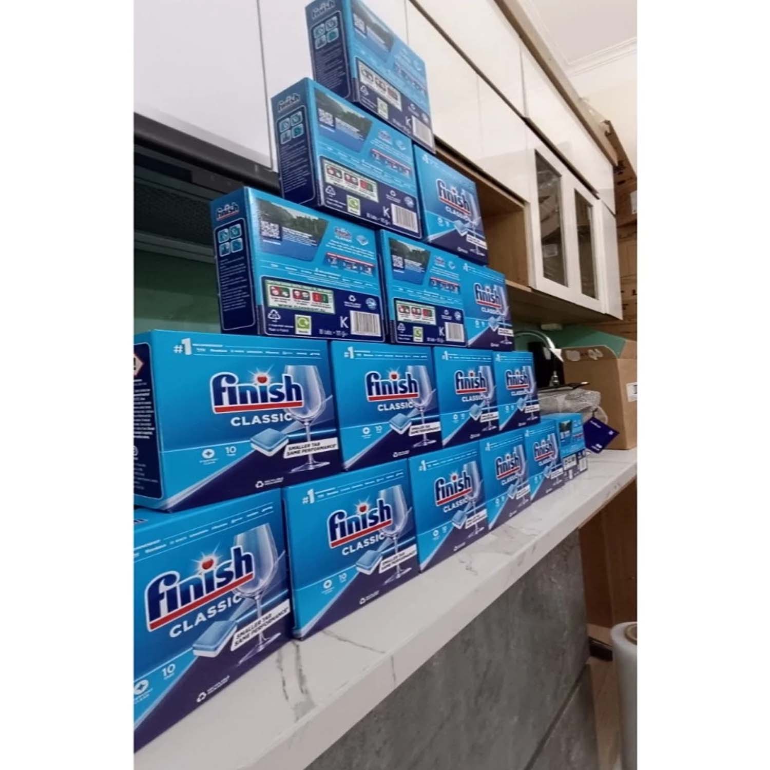 Viên rửa bát FINISH Classic hộp 10 viên 6 Hinh anh thuc te Vien rua bat FINISH Classic hop 10 vien 2