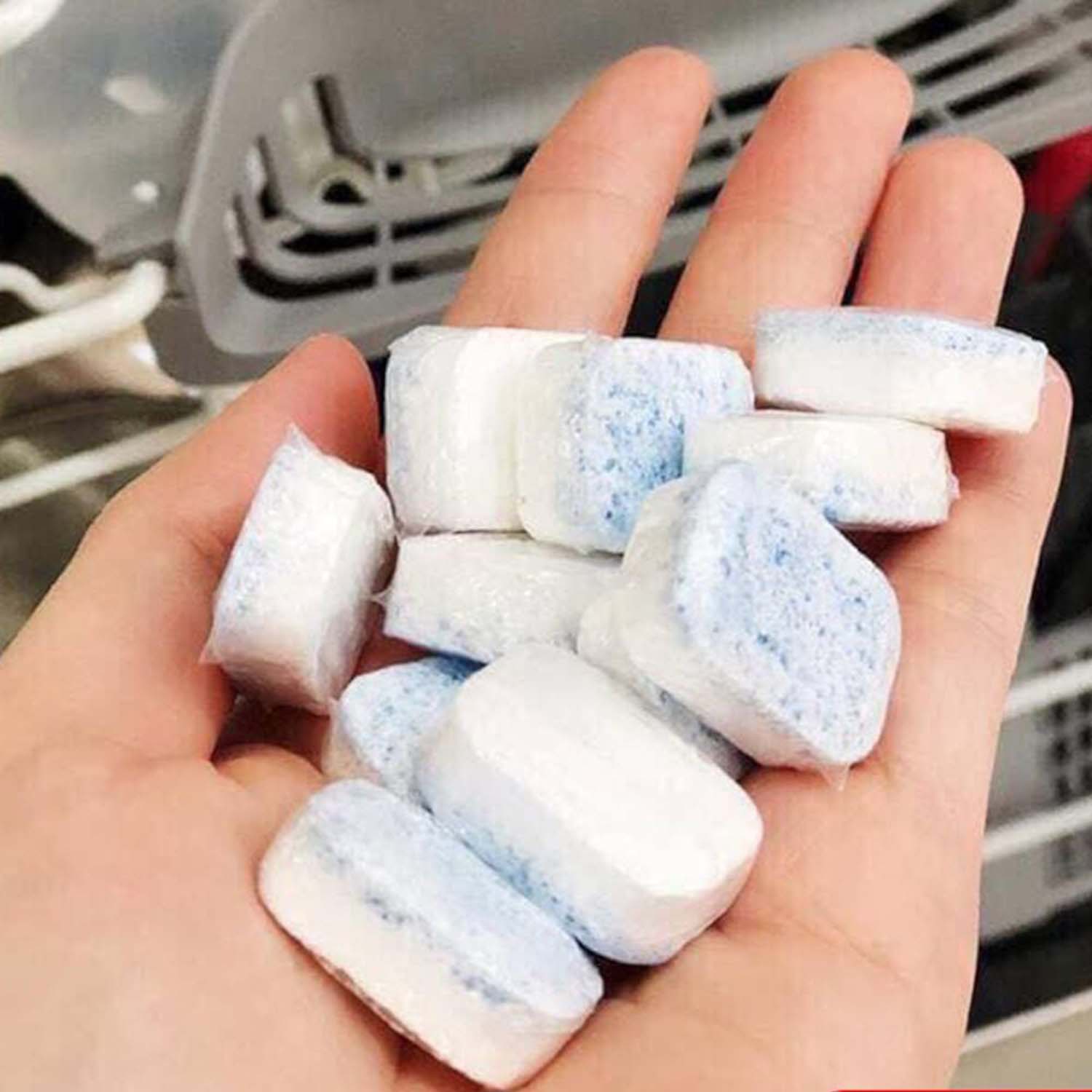 Viên rửa bát FINISH Nhật túi 150 viên 9 Hinh anh thuc te Vien rua bat FINISH Nhat tui 150 vien 3