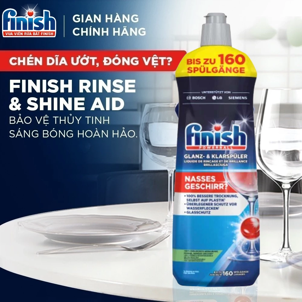 Tính năng Nước làm bóng FINISH chai 800ml (1) Tinh nang Nuoc lam bong FINISH chai 800ml 1